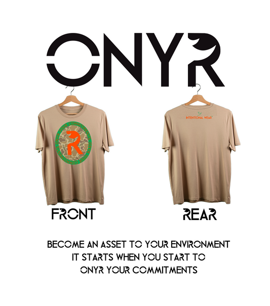 Men's Khaki OYC - Camo Green and Orange