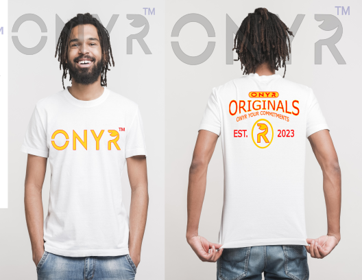 Men's White ONYR Originals - Red & Yellow