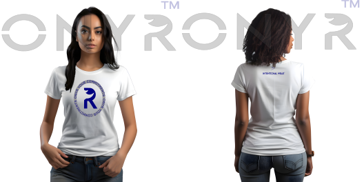 Women's White OYC  - Grey & Blue